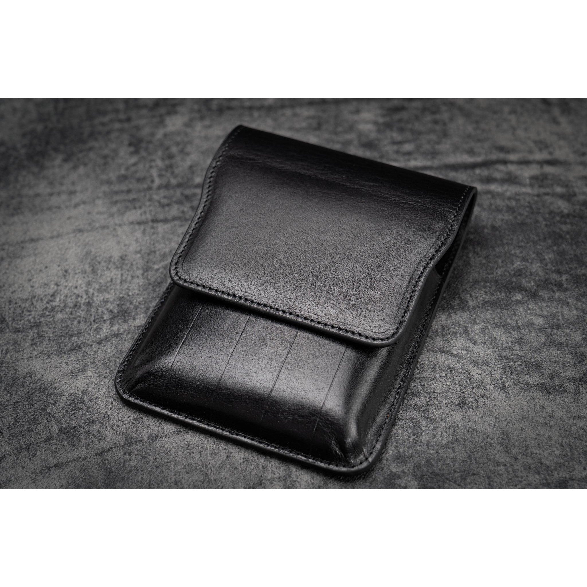 Galen Leather 5 Pen Flap Case - Image 4