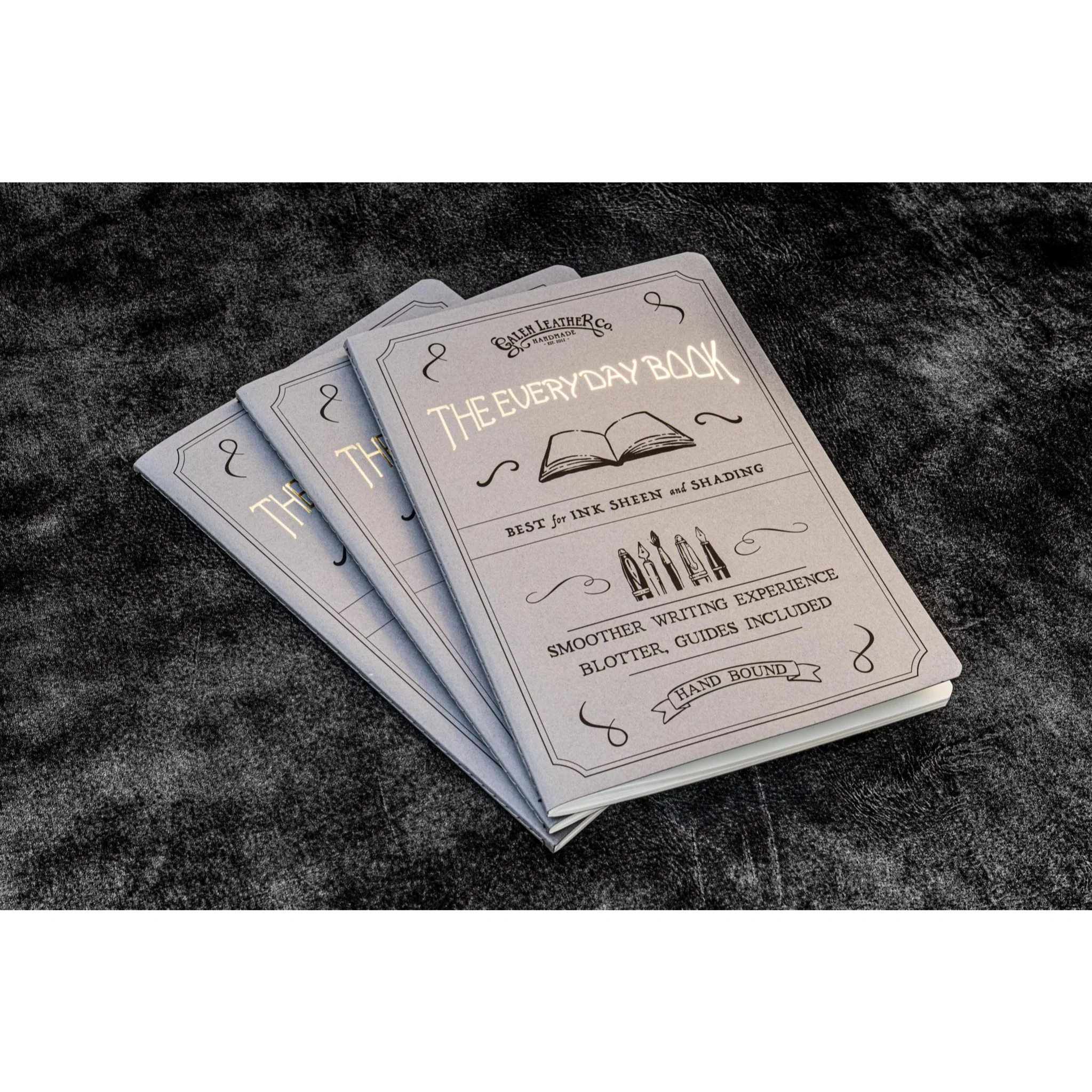 Galen Leather EveryDay Book - Tomoe River Paper - Set of 3 - A5