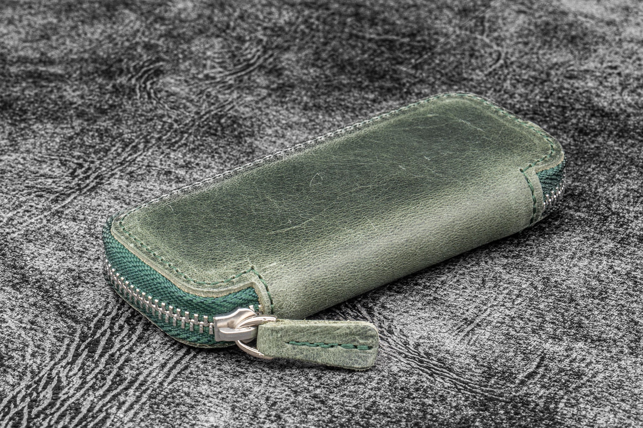 Galen Leather Double Pen Case for Pocket Pen - Image 12