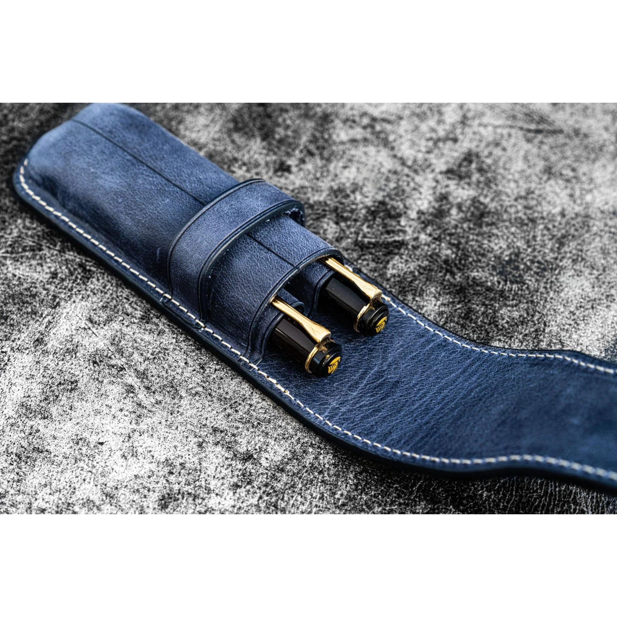 Galen Leather 2 Pen Flap Case - Image 14