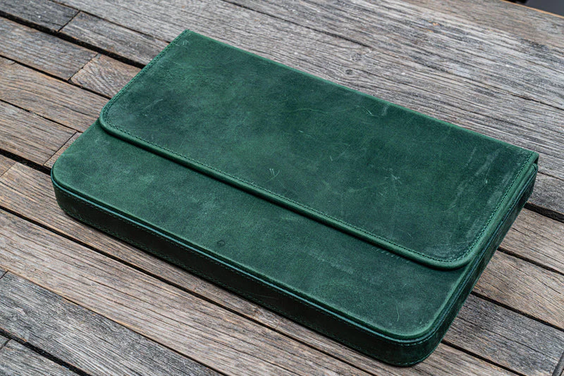 Galen Leather Magnum Opus 12 Slot Pen Case - Image 27
