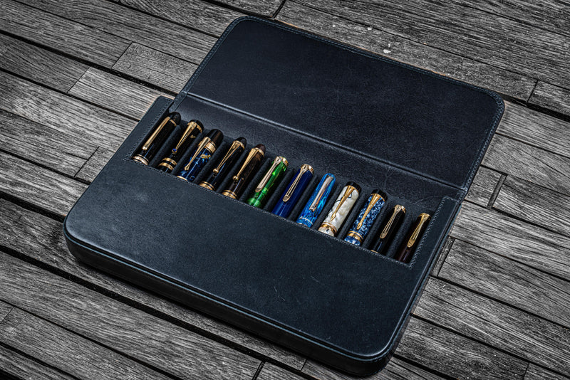 Galen Leather Magnum Opus 12 Slot Pen Case - Image 4