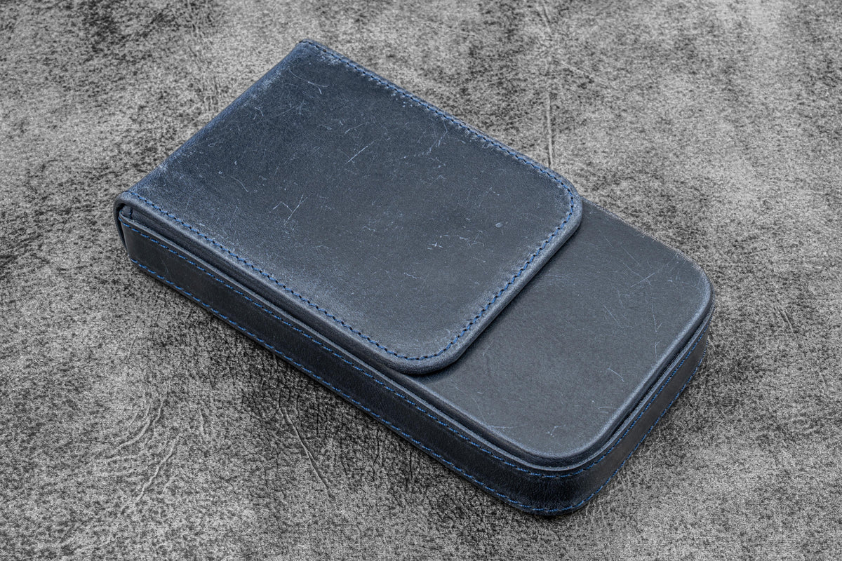 Galen Leather Magnum Opus 3 Slot Hard Pen Case with Removable Pen Tray - Image 16