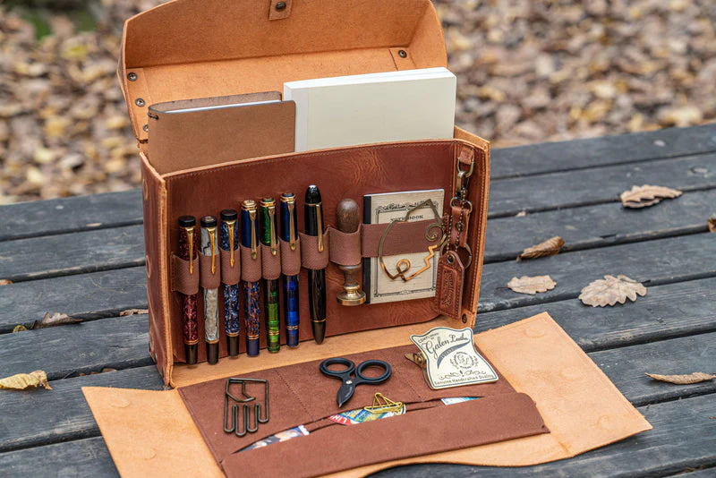 Galen Leather Writer's Medic Bag - Image 8