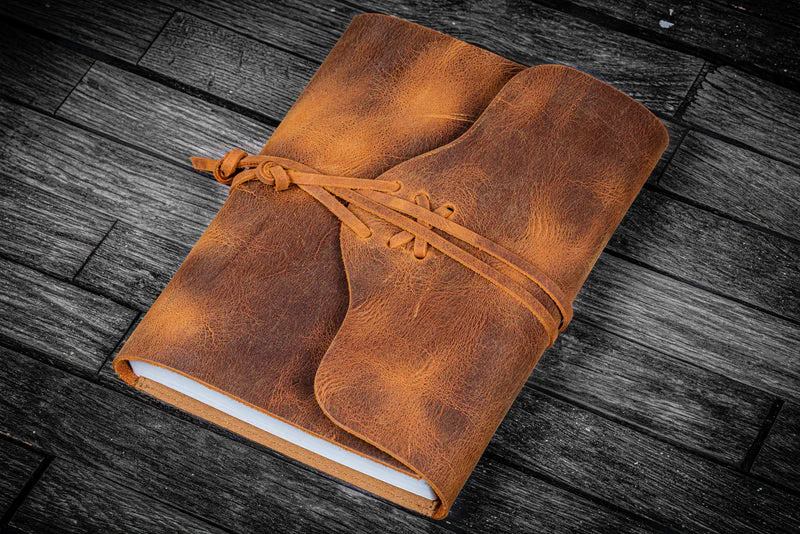 Galen Leather Refillable Leather Wrap Journal / Planner Cover - Image 4