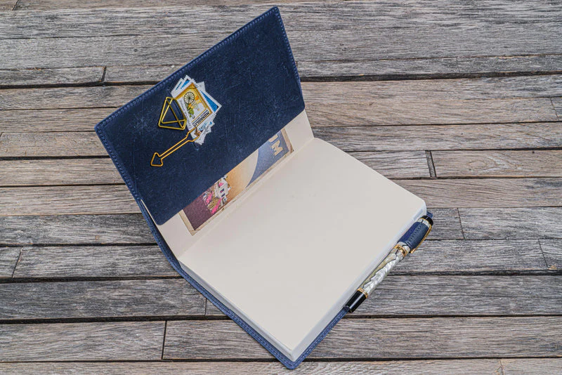 Galen Leather Slim A5 Notebook Cover - Image 8