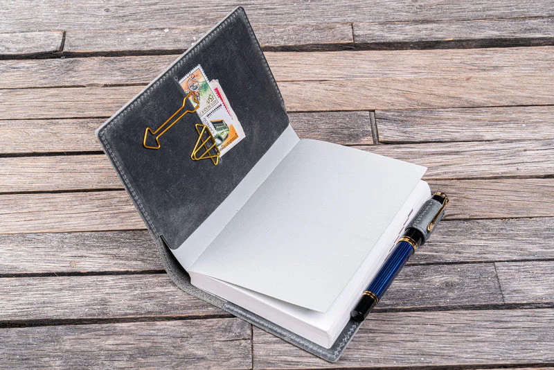 Galen Leather Slim A6 Notebook Cover - Image 9