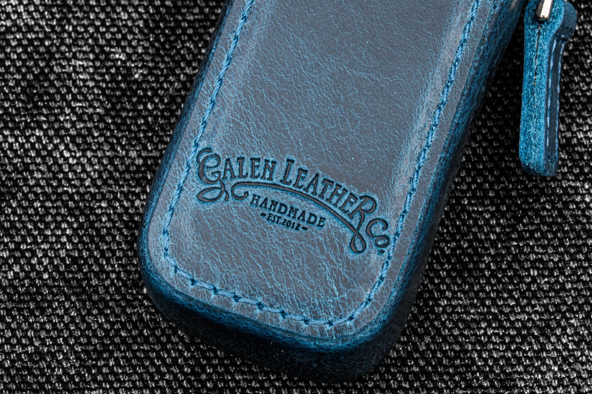 Galen Leather Zippered Magnum Opus Single Hard Case - Image 20