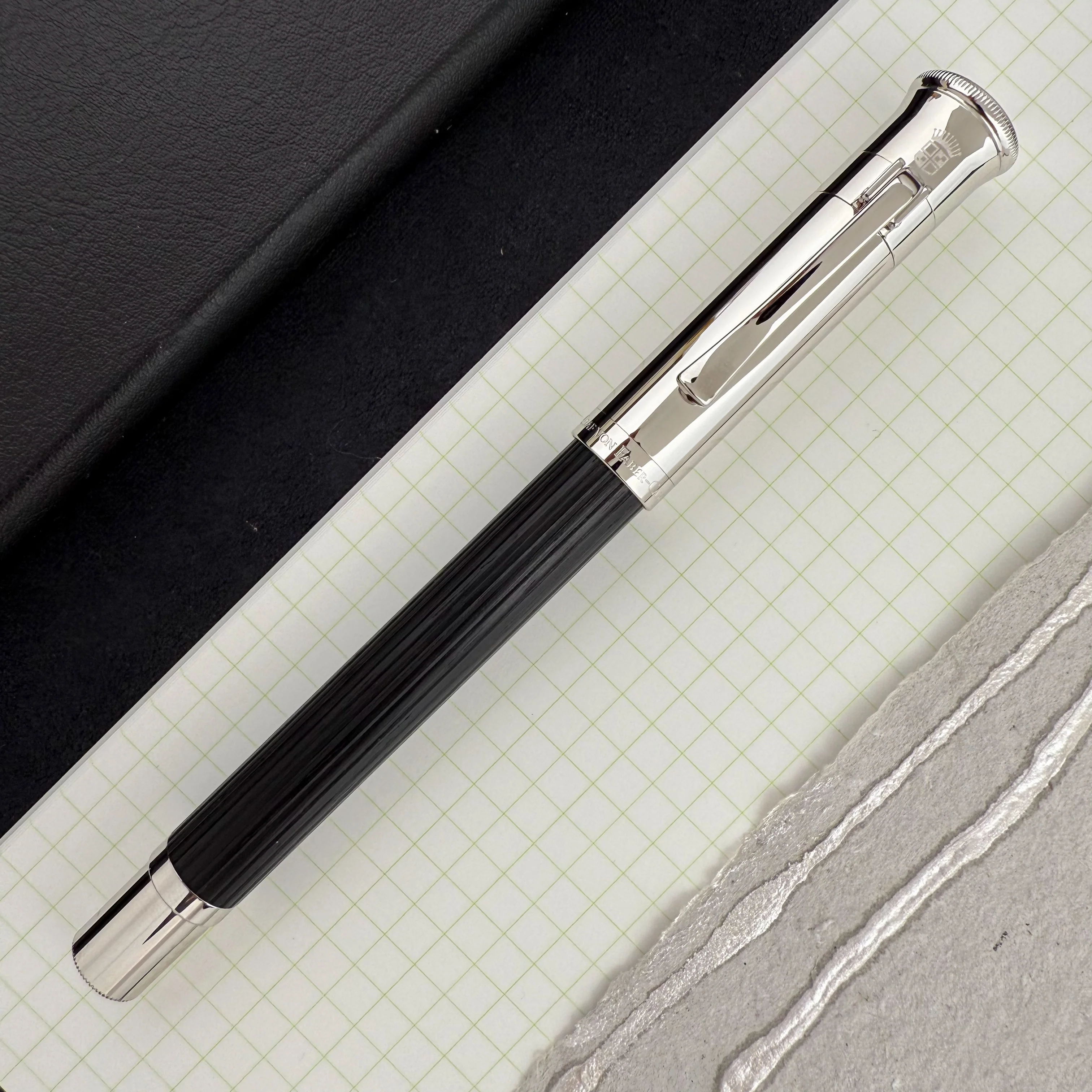 Graf von Faber-Castell Classic Fountain Pen - Ebony - Image 2