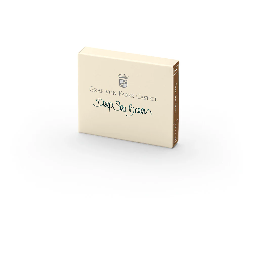 Graf von Faber-Castell Deep Sea Green - Ink Cartridges