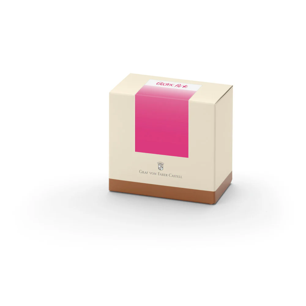 Graf von Faber-Castell Electric Pink - 75ml Bottled Ink - Image 3