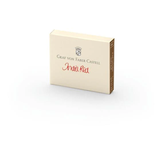 Graf von Faber-Castell India Red - Ink Cartridges