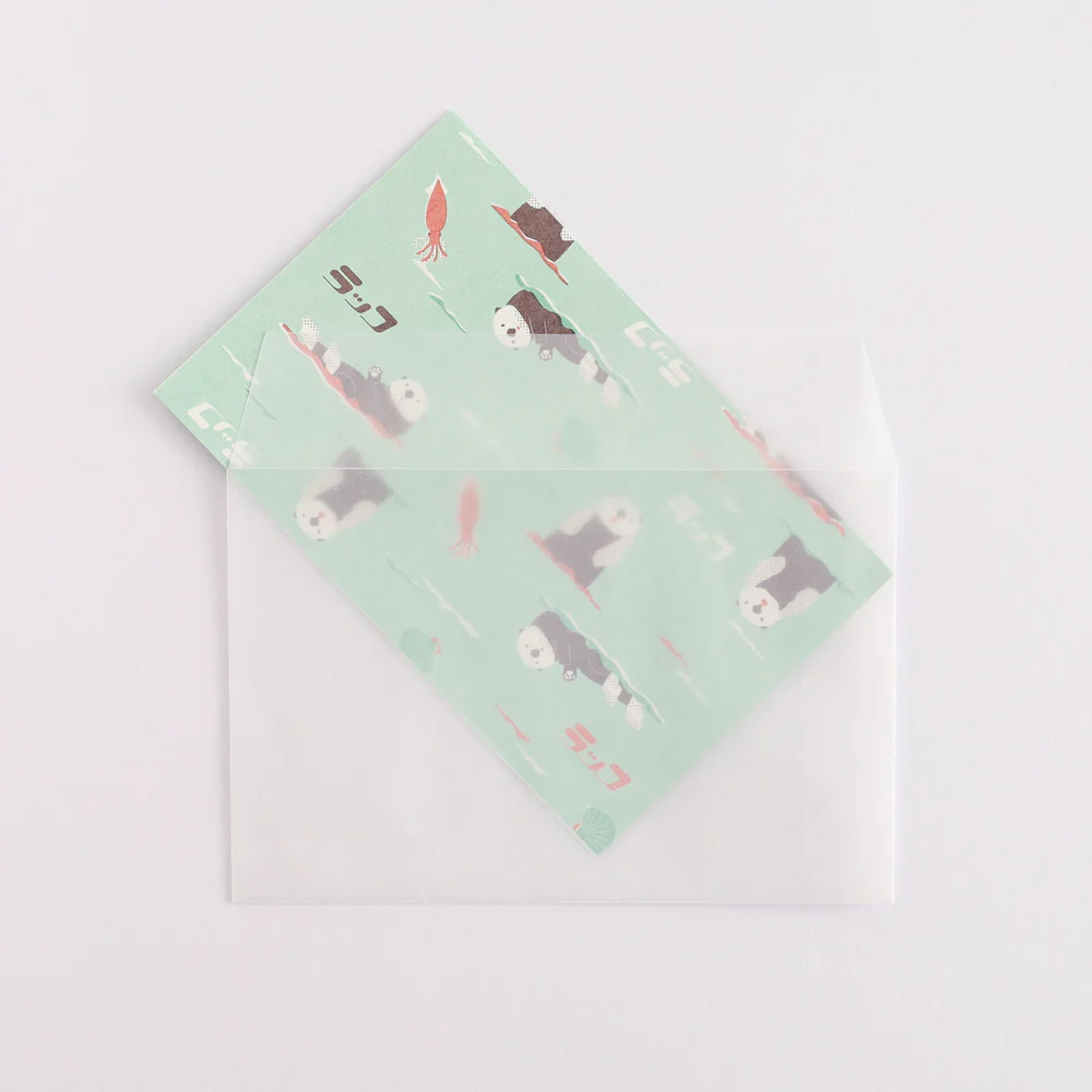 Green Flash Animal Department Store Letter Set - Sea Otter - Image 5