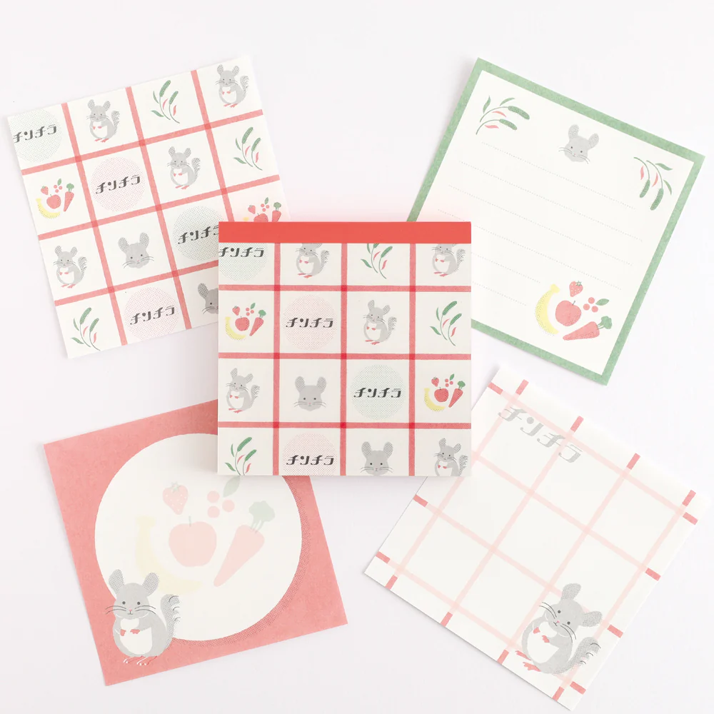 Green Flash Animal Department Store Memo Pad - Chinchilla - Image 5