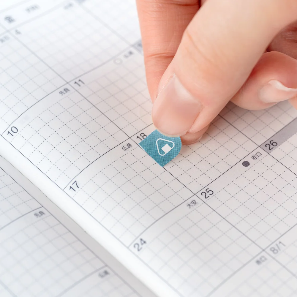 Hobonichi Sticker Set - TSUKI no IRO: Schedule - Image 11