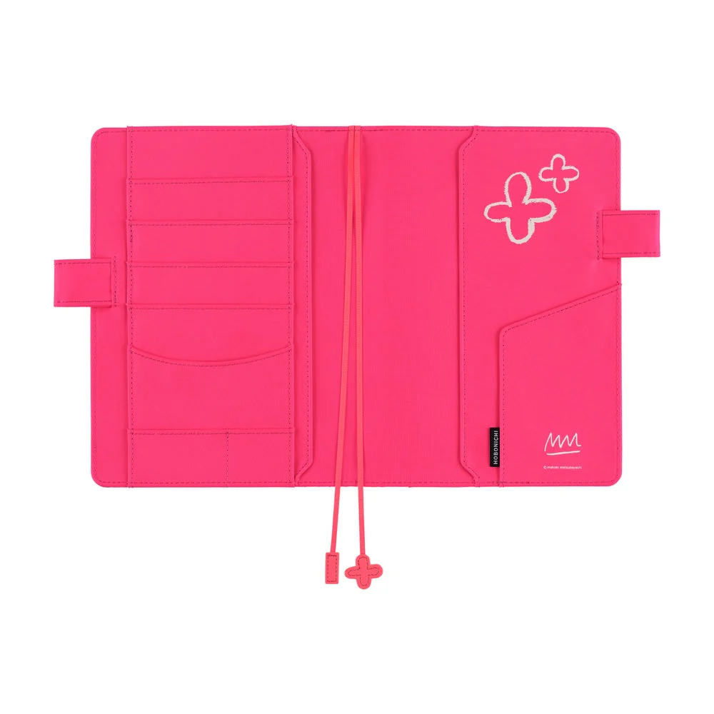 Hobonichi Techo A5 Cousin Planner Set - Makoto Matsubayashi: Pink Flowers (April Start) - Image 4