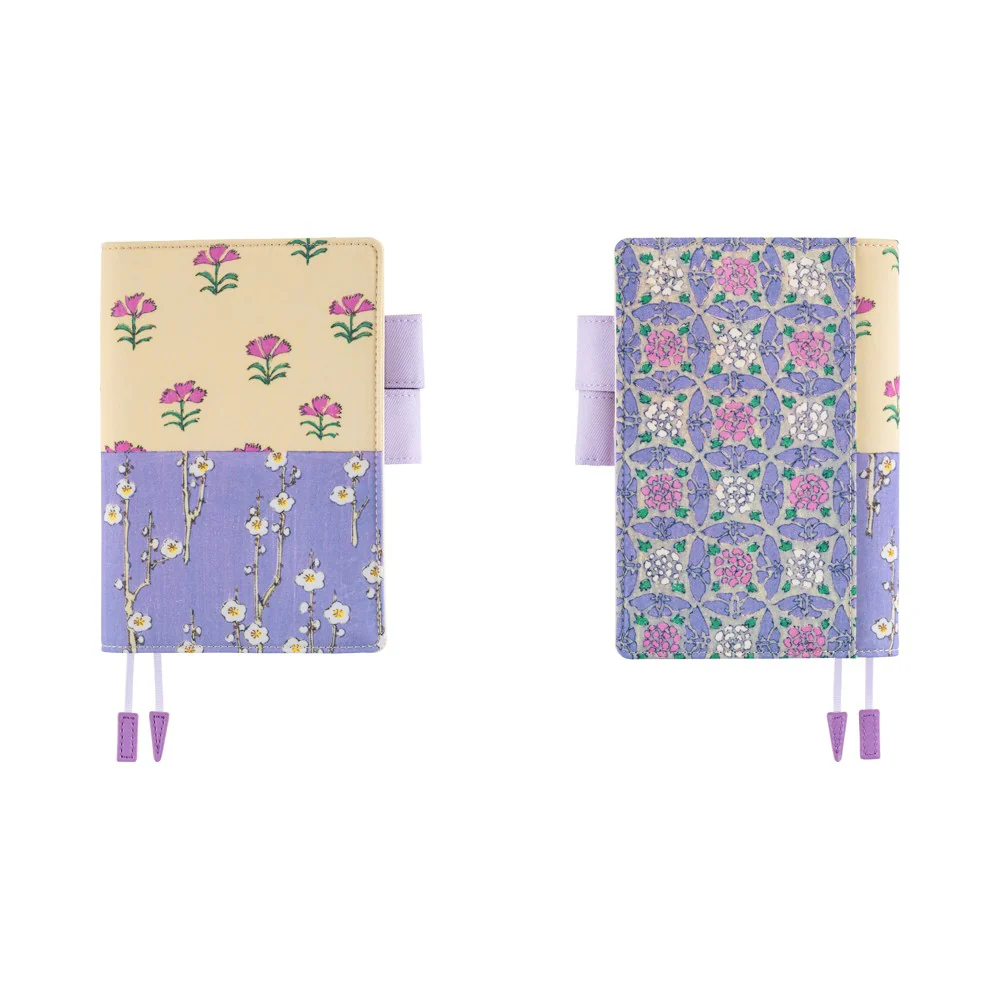 Hobonichi Techo A6 Original Planner Set - Unsodo Bijutsukai (Plum and Dianthus) (April Start) - Image 6