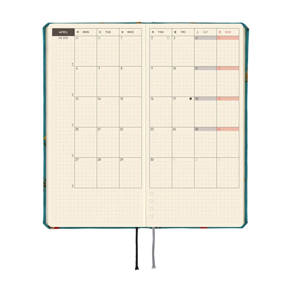 Hobonichi Techo Weeks - Bow & Tie: In the Forest (April Start) - Image 4