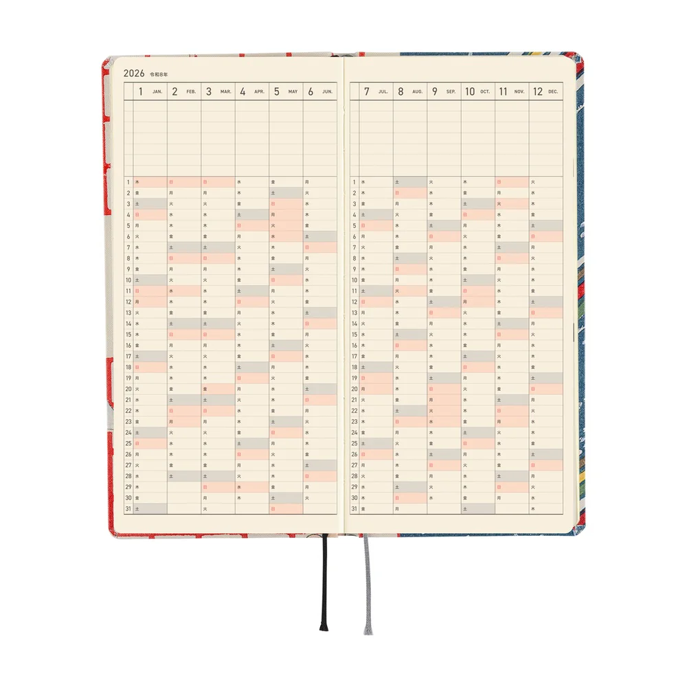 Hobonichi Techo Weeks - Unsodo Bijutsukai (Blue Pigeons) (April Start) - Image 8