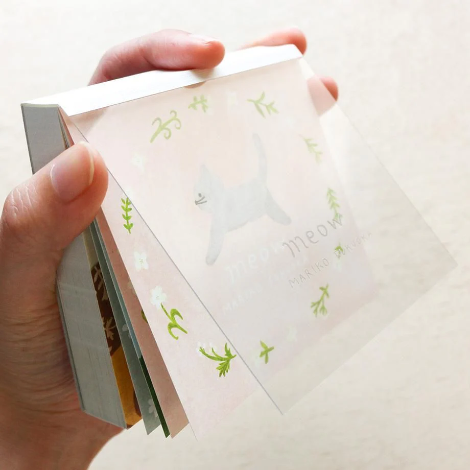 Hyogensha Cozyca Mariko Fukuoka Memo Pad - Meow - Image 2