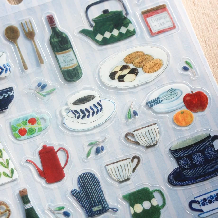 Hyogensha Cozyca Midori Asano Sticker Sheet - Kitchen - Image 4