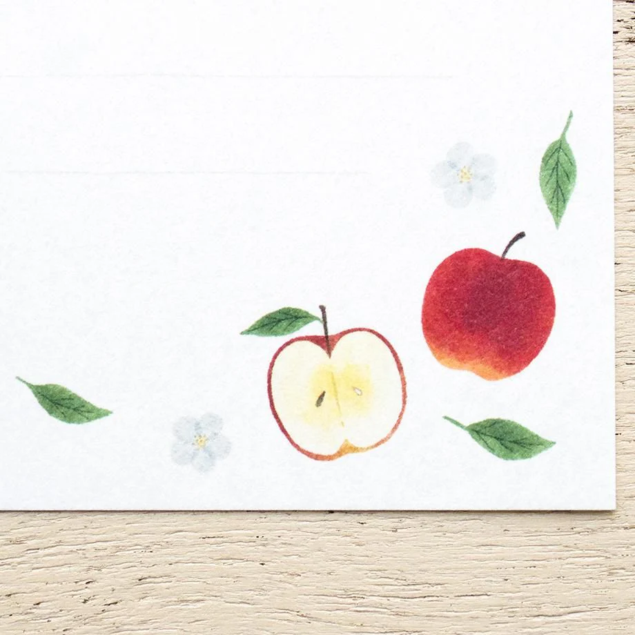Hyogensha Cozyca Seasonal News Letter Set - Apples - Image 5