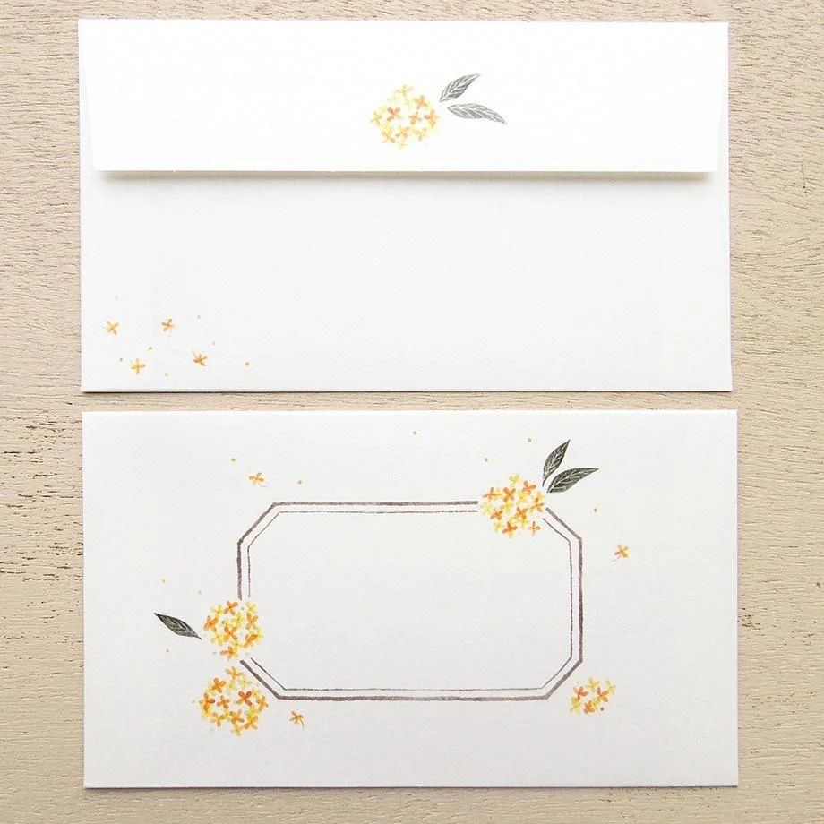 Hyogensha Cozyca Seasonal News Letter Set - Osmanthus - Image 5