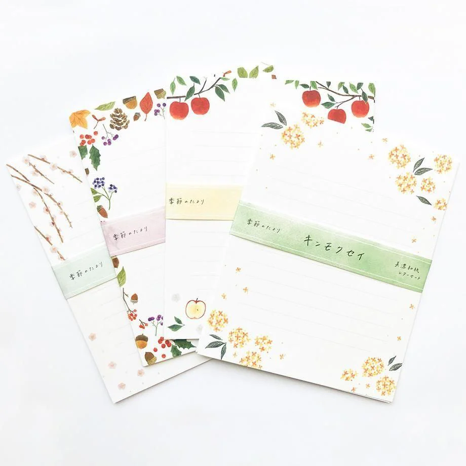 Hyogensha Cozyca Seasonal News Letter Set - Osmanthus - Image 8