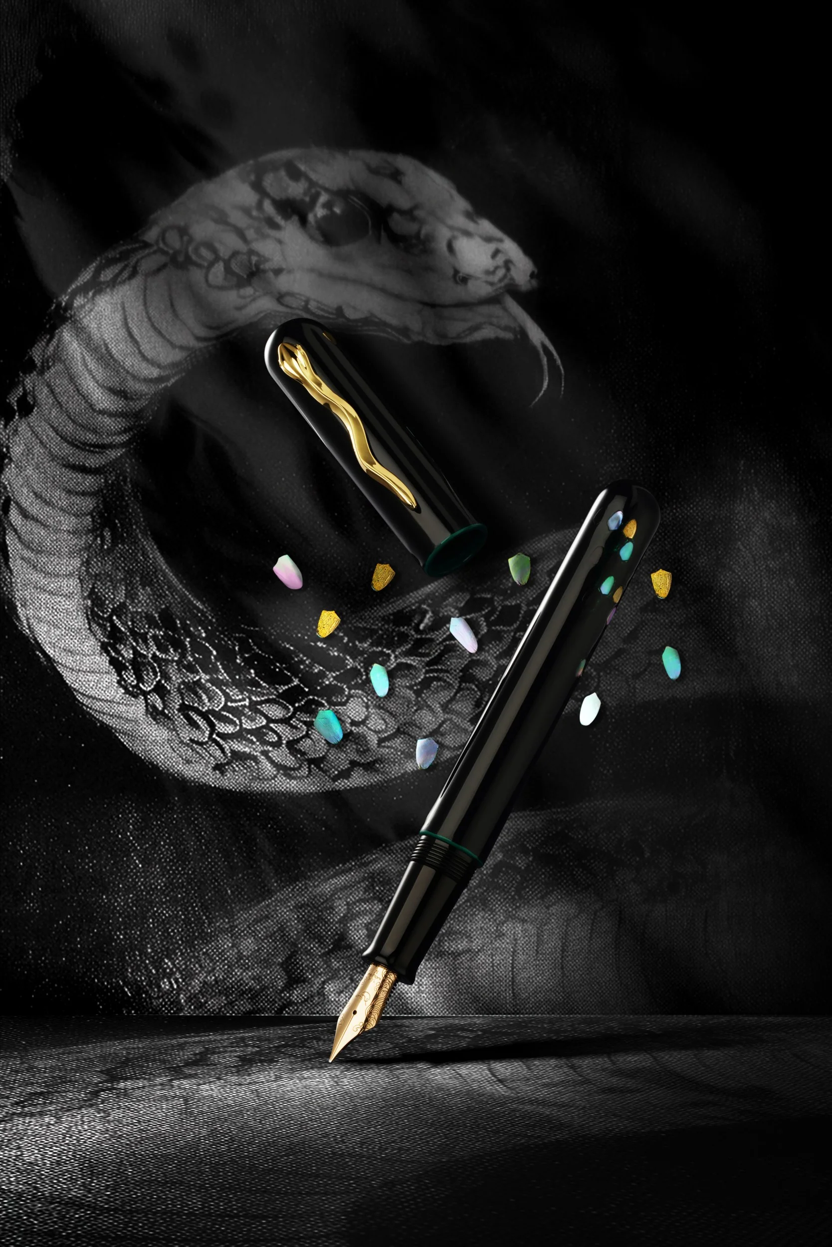 IKKAKU by Nahvalur Fountain Pen - Year of the Snake (Limited Edition) - Image 5