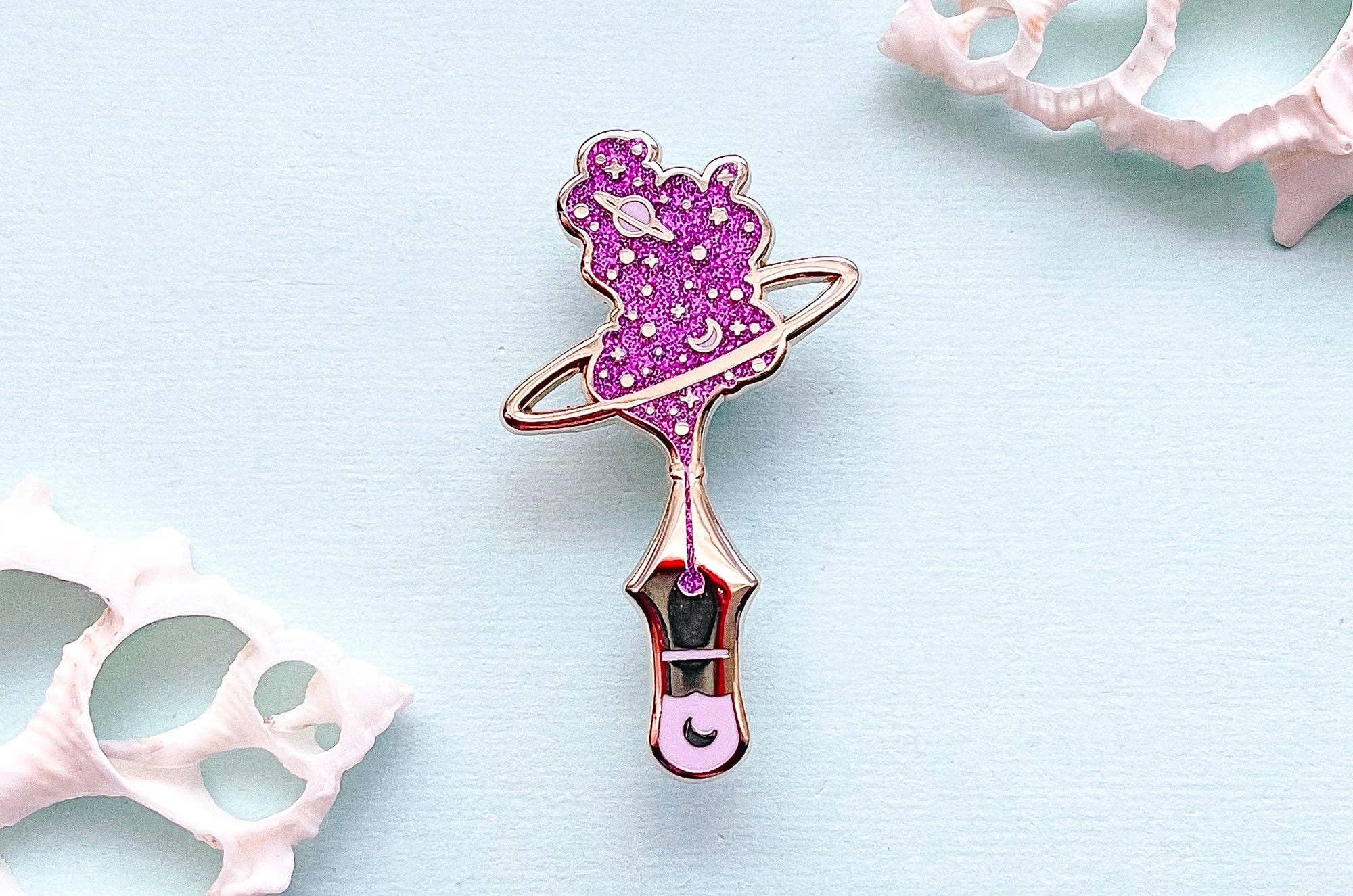 Inky Stars Enamel Pin - Image 2