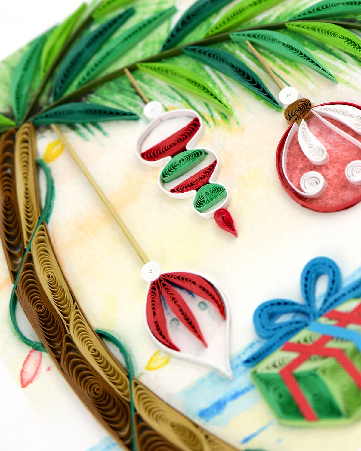 Quilled Island Holiday Greeting Card - Image 2