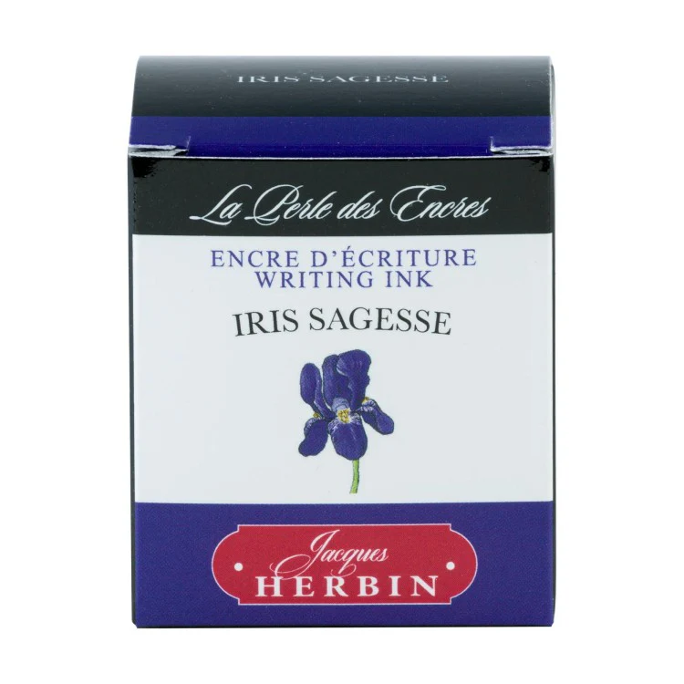 Jacques Herbin Iris Sagesse - 30ml Bottled Ink - Image 3
