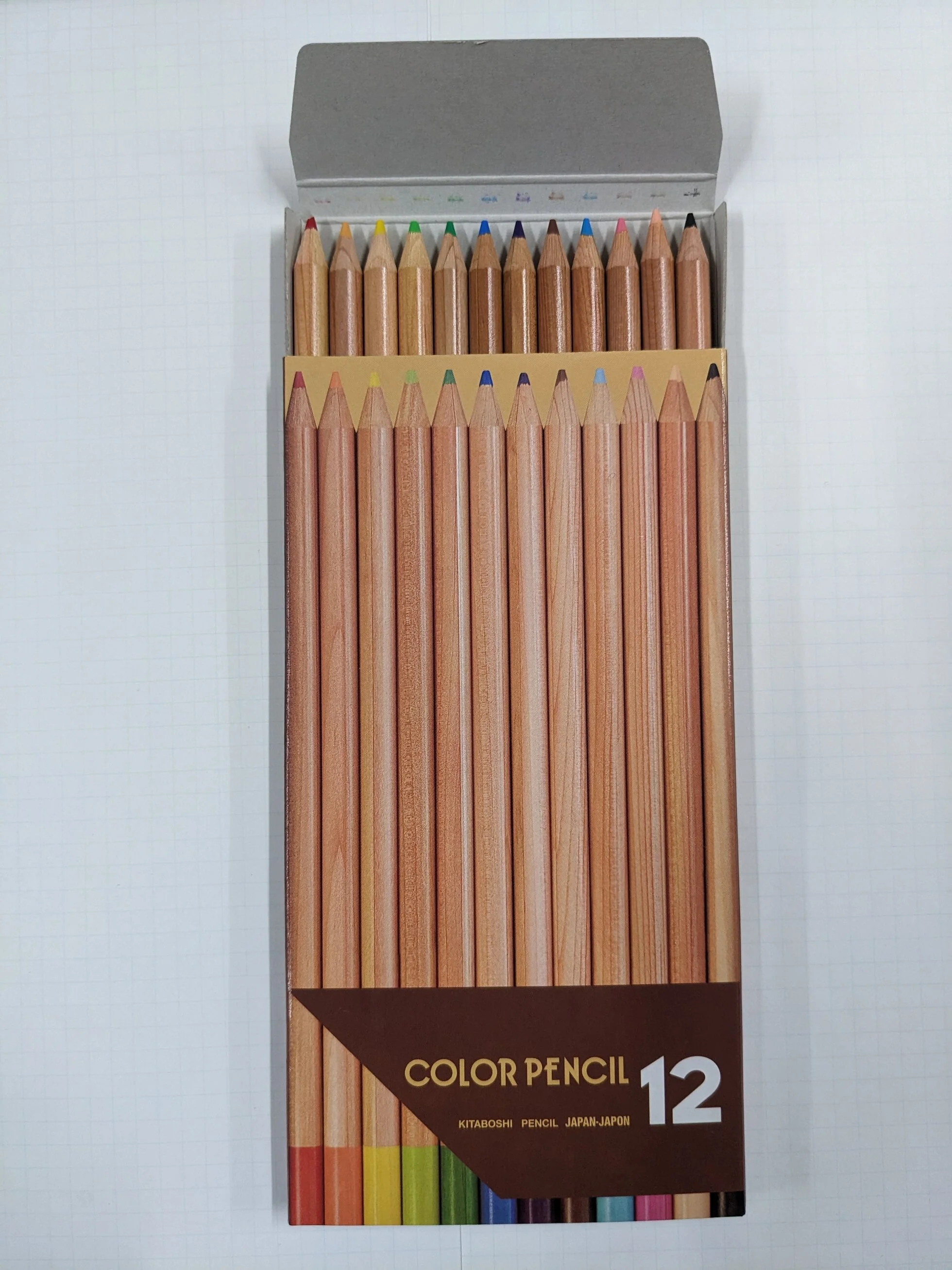 Kita-Boshi Color Pencils - 12 pack - Image 2