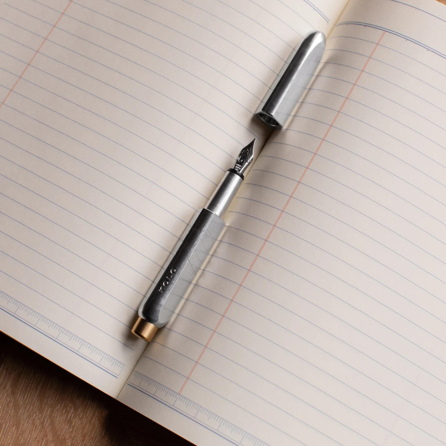 Kolo Tino Fountain Pen - Raw Aluminum - Image 7