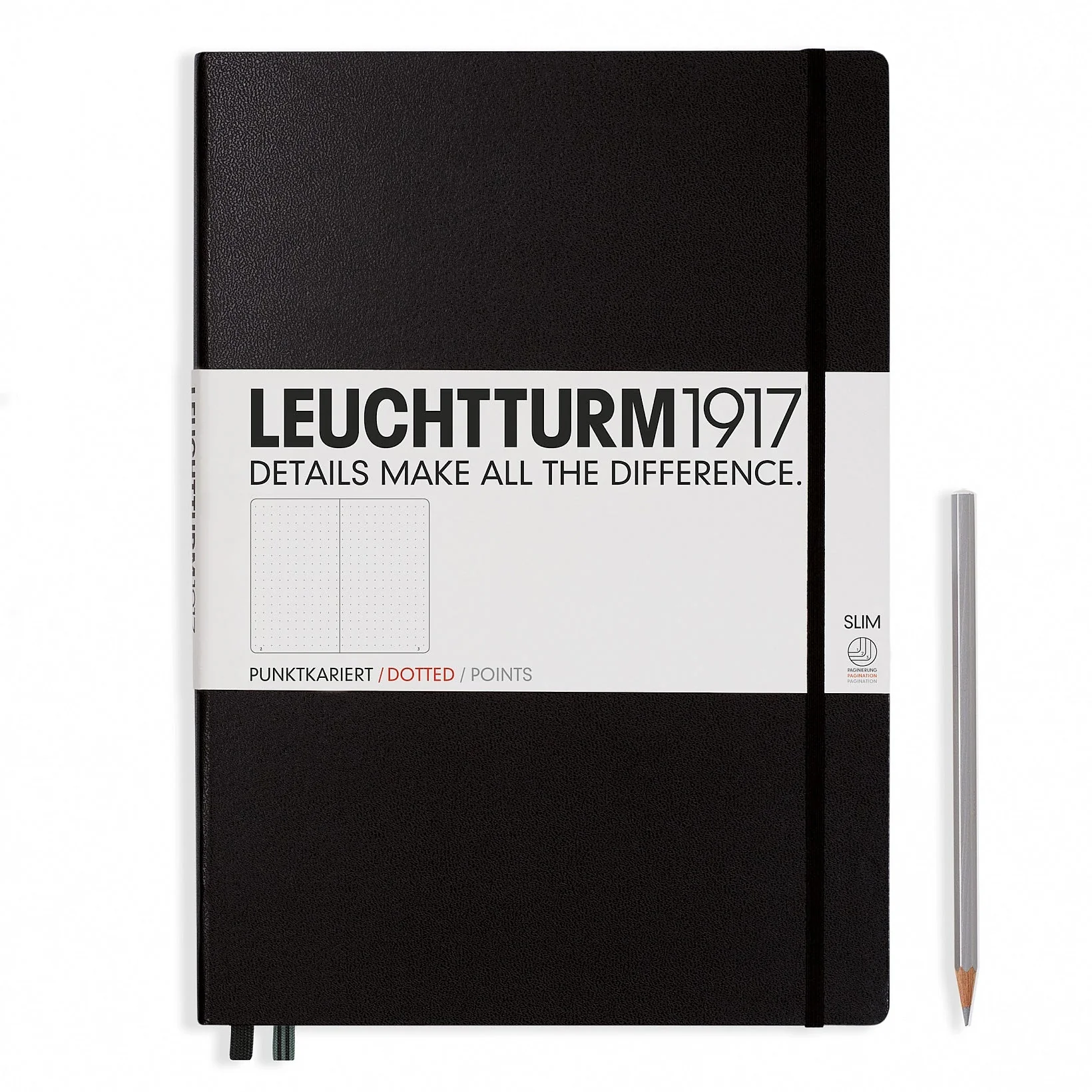 Leuchtturm A4+ Master Slim Hardcover Notebook - Dot Grid - Image 3
