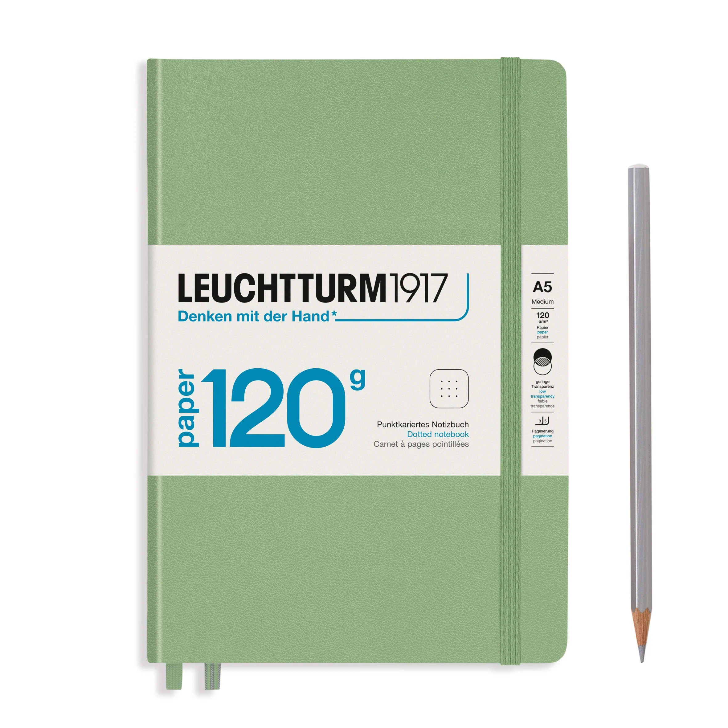 Leuchtturm A5 120g Hardcover Notebook - Dot Grid - Image 5