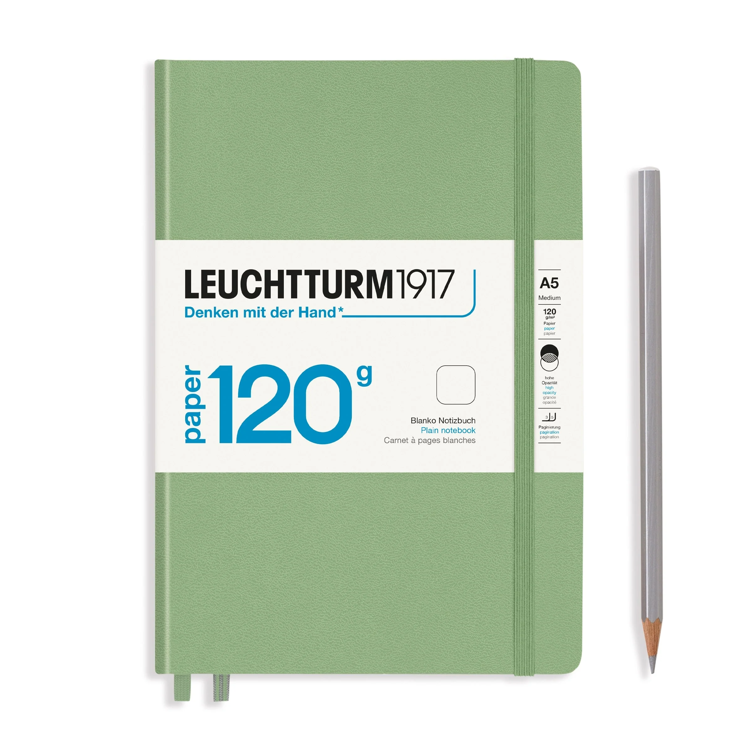 Leuchtturm A5 120g Hardcover Notebook - Plain - Image 11