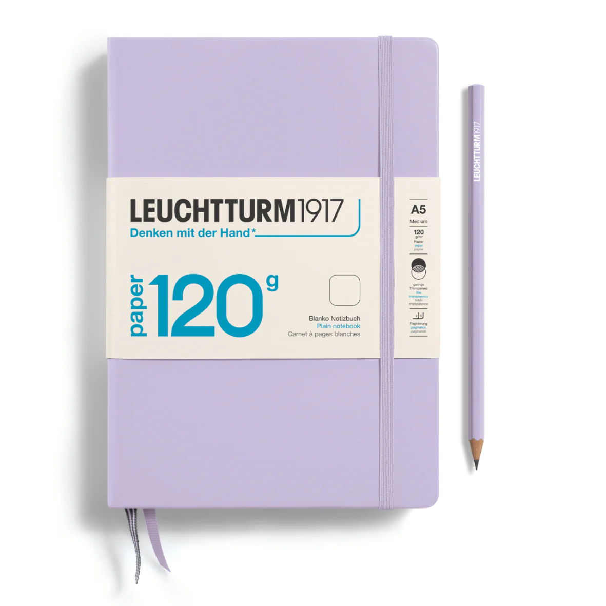 Leuchtturm A5 120g Hardcover Notebook - Plain - Image 12