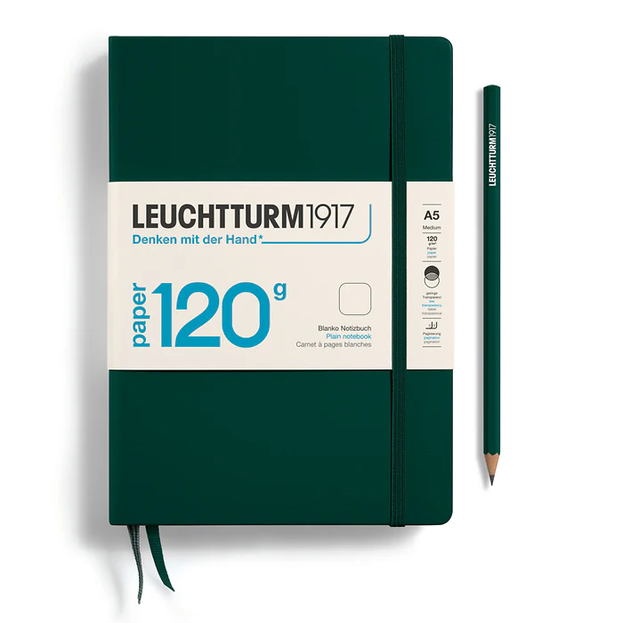 Leuchtturm A5 120g Hardcover Notebook - Plain - Image 13