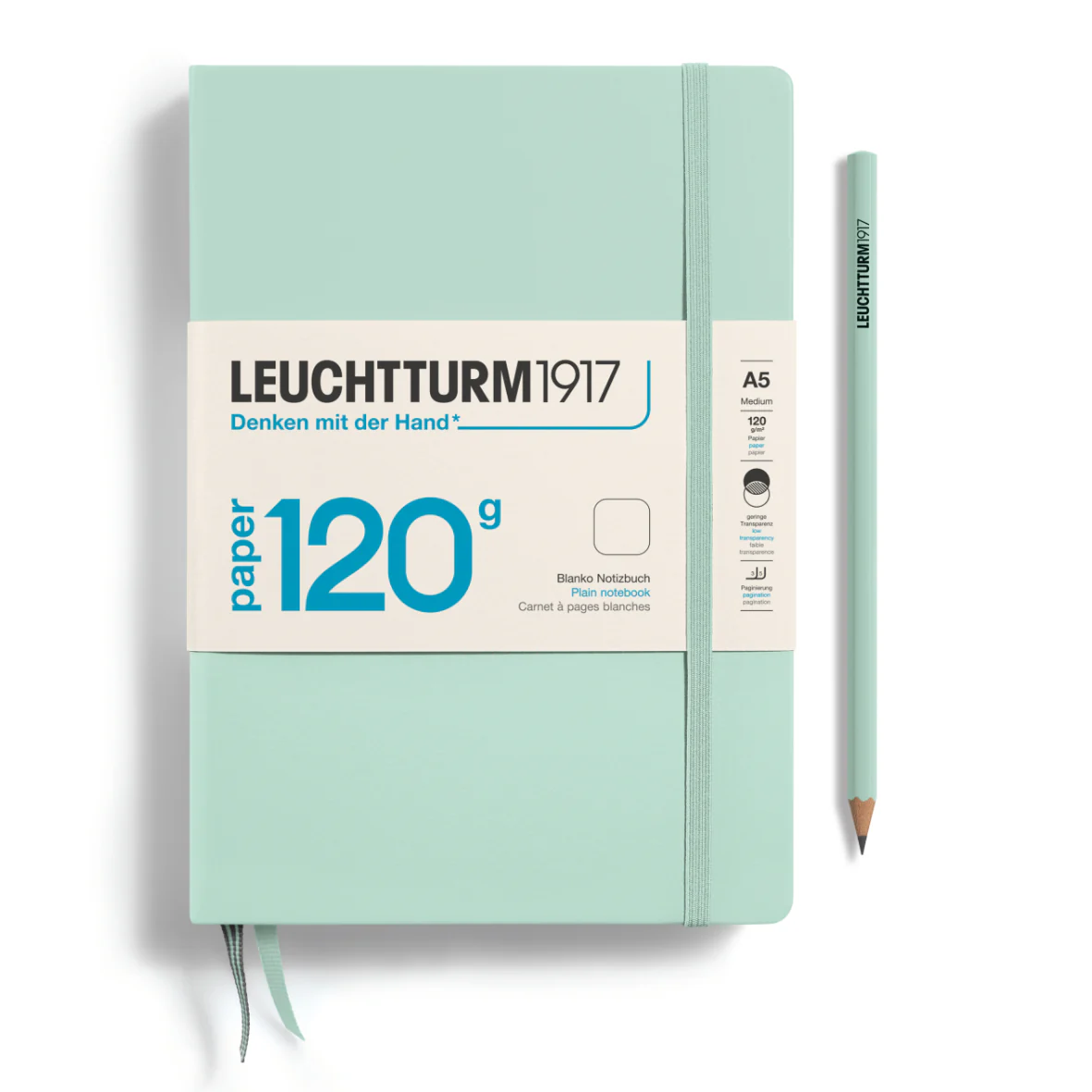 Leuchtturm A5 120g Hardcover Notebook - Plain - Image 14