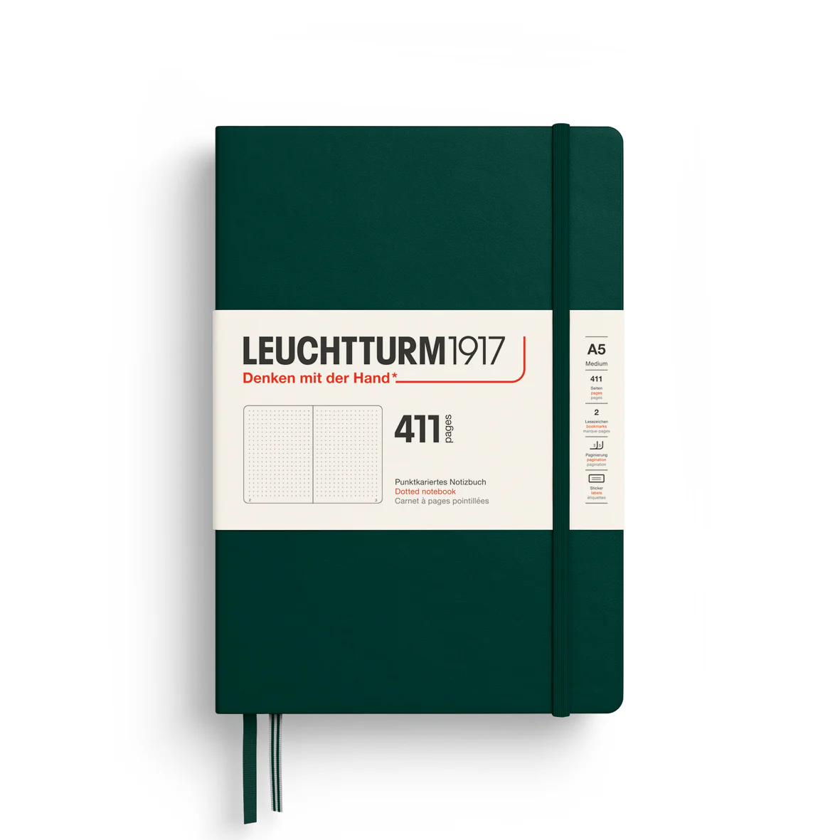 Leuchtturm A5 Hardcover Notebook - 411 Pages - Dotted - Image 3