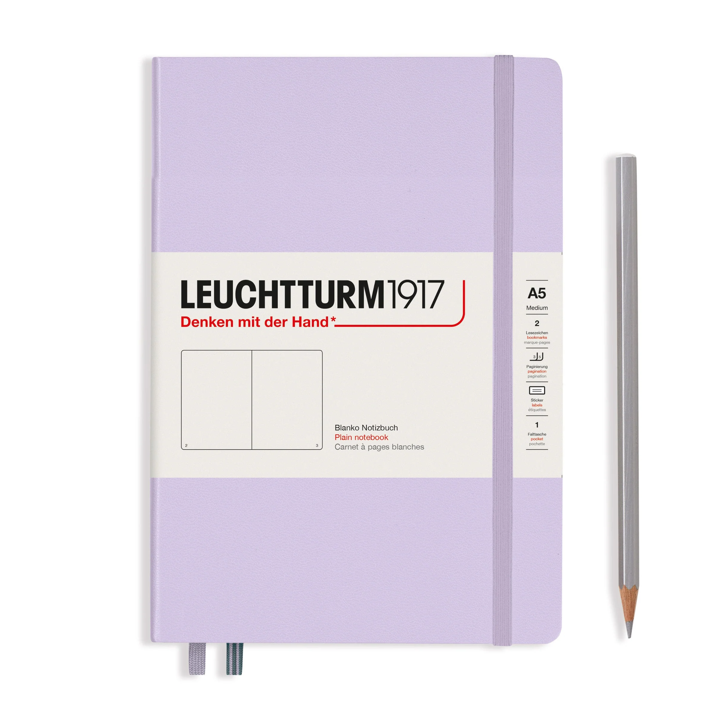 Leuchtturm A5 Hardcover Notebook - Plain - Image 13