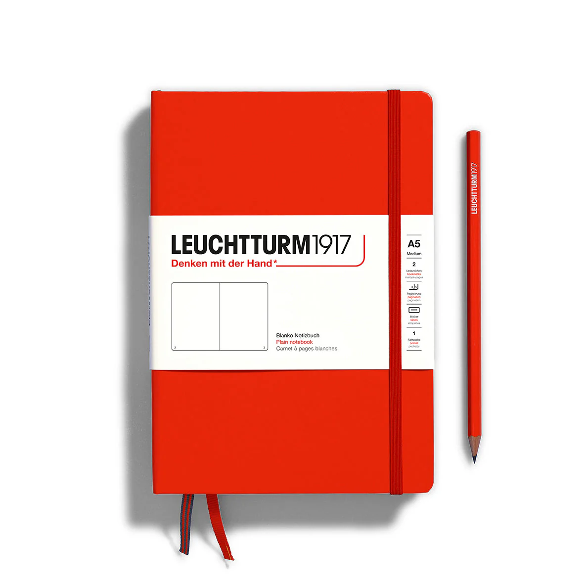 Leuchtturm A5 Hardcover Notebook - Plain - Image 3