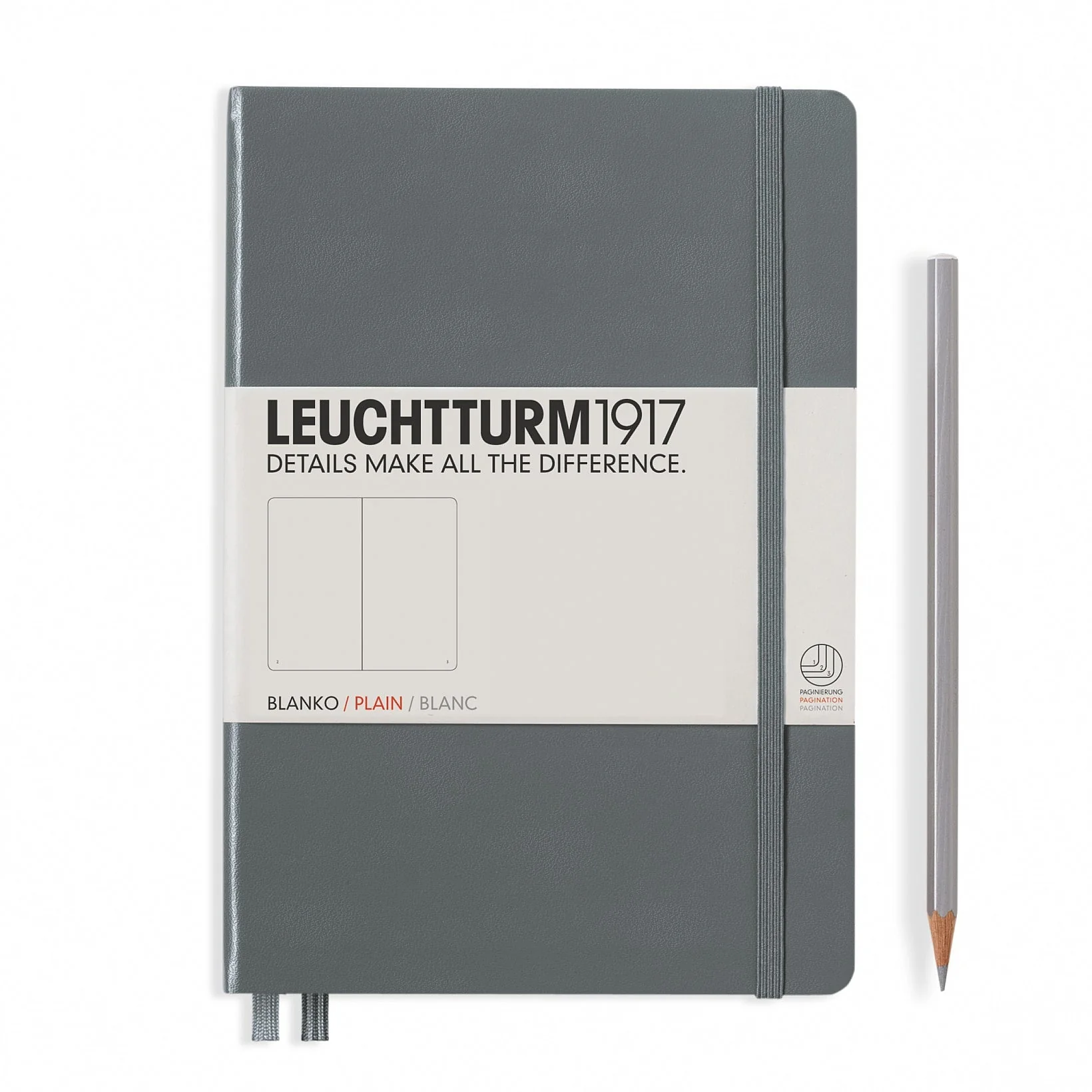Leuchtturm A5 Hardcover Notebook - Plain - Image 5