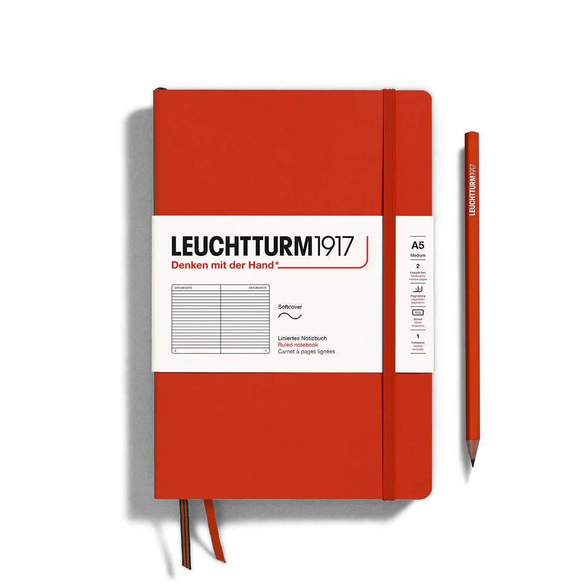 Leuchtturm A5 Softcover Notebook - Ruled - Image 4