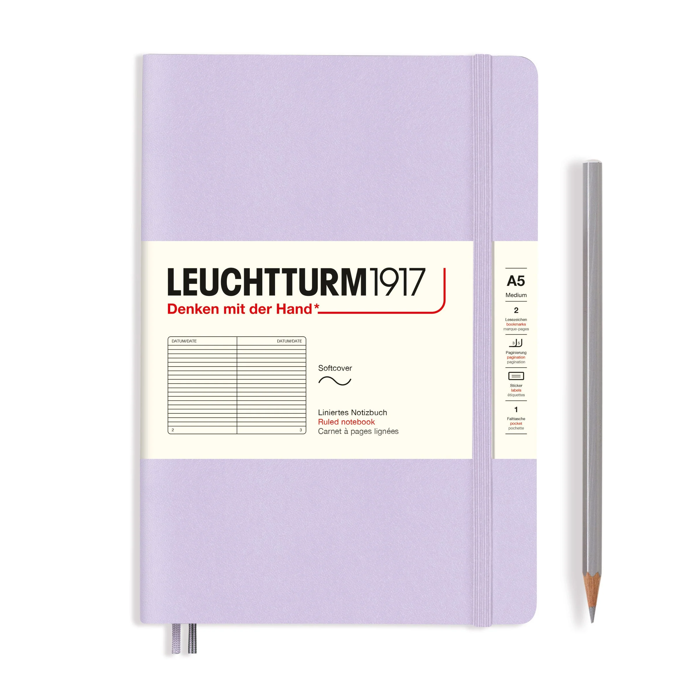 Leuchtturm A5 Softcover Notebook - Ruled - Image 5