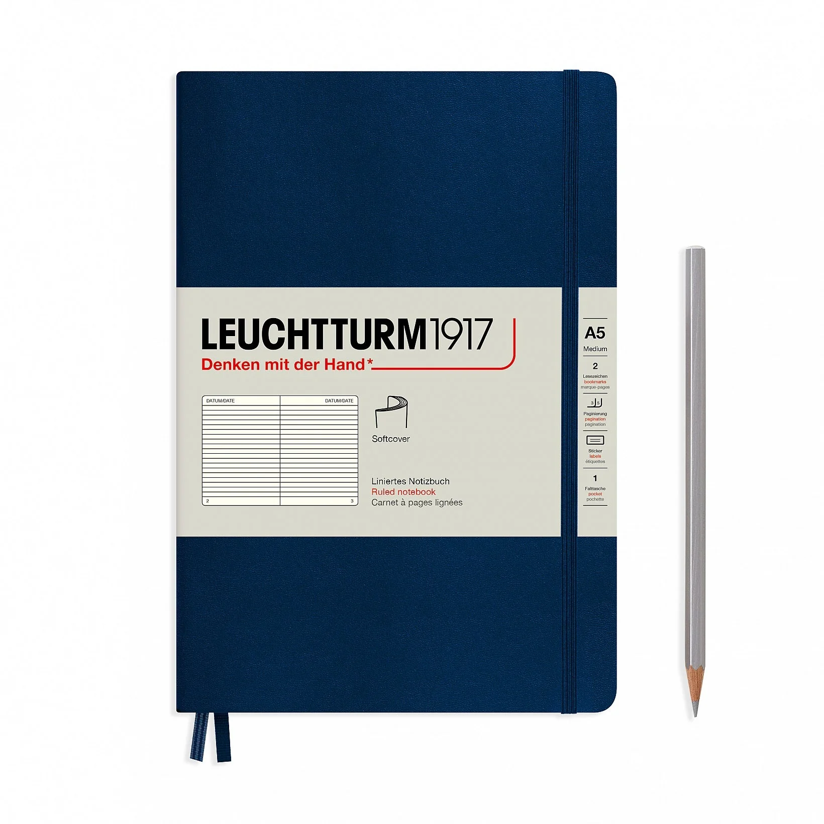 Leuchtturm A5 Softcover Notebook - Ruled - Image 7