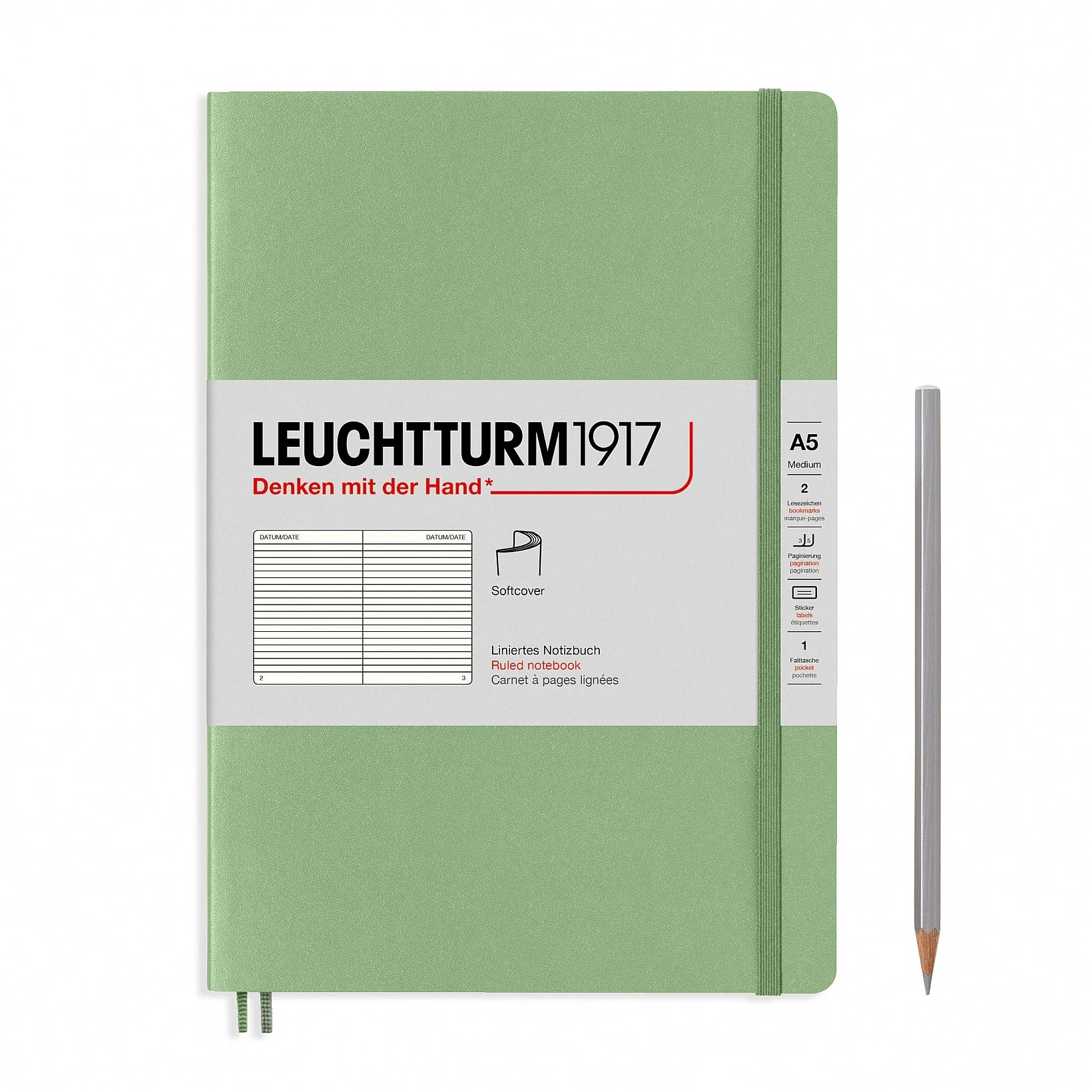 Leuchtturm A5 Softcover Notebook - Ruled - Image 9