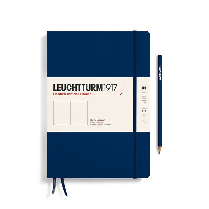 Leuchtturm B5 Composition Hardcover Notebook - Plain - Image 6