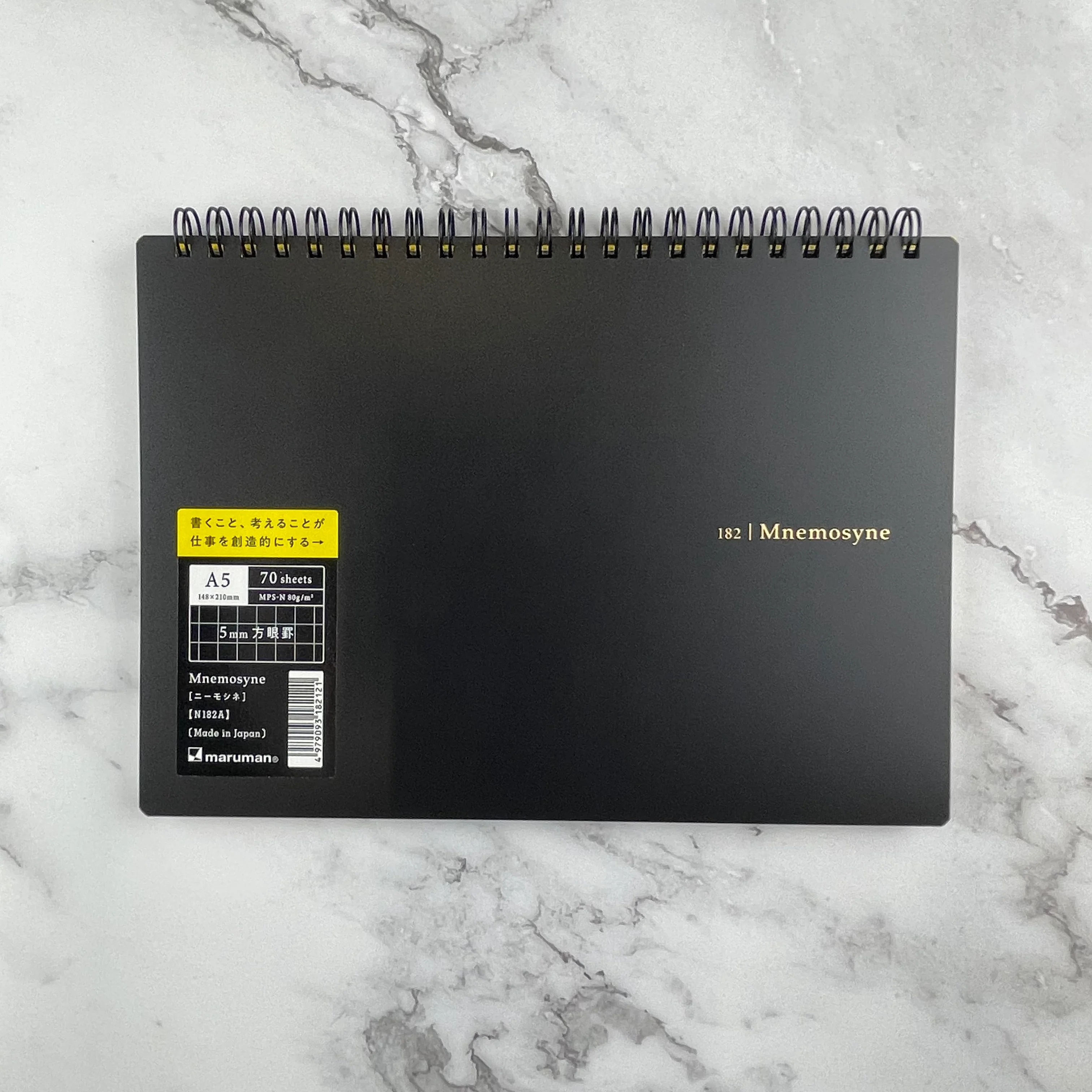 Maruman Mnemosyne Notebook - Grid - A5 - Image 3